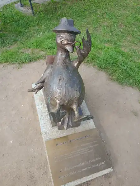 Kaczka kuracjuszka Muszyna rzezba